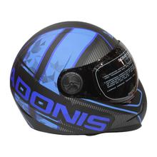 Steelbird Black/Blue Adonis Full Matt Helmet