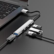 Hoco Hb26 4 In 1 Adapter(Type-C To Usb3.0+Usb2.0*3)