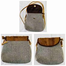 Cotton & Leather Messenger bag