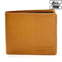 Zebra Leather Wallet For Men- Tan