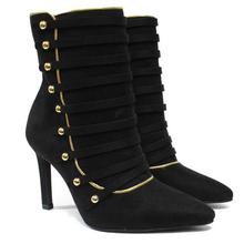 Vizzano Pencil Heel Ankle Boots For Women - 3049.116