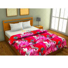 Floral printed Super Soft Double bed fleece blanket