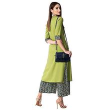 Khushal K Women's Rayon Kurta With Palazzo Set