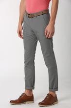 Kapadaa: Peter England Grey Casual Trousers – PCTFCSLF052012