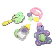 Multicolored Pack Of 4 Rattle Toys