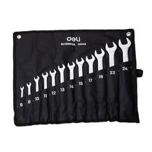 Deli 12Pcs Offset Ring Spanner Set DL150012A