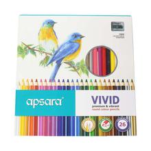 Apsara Vivid Colour Pencils - 26 Colours 