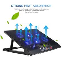 Laptop Cooler Cooling Pad Ultra Slim Portable USB Powered with 6 Quiet Fans