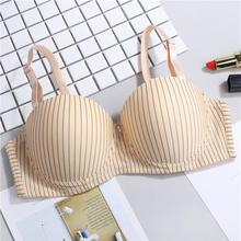 Sexy Push Up Bras for Women Unlined Beading Super Double Push Up Bra