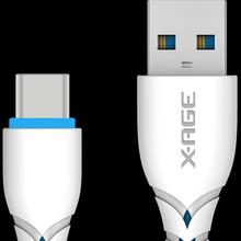 X-AGE ConvE PVC 3.0 Quick Charging 1m Type C Data Cable - (XDC05)