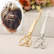 Cute Design Metal Scissors Modeled Hair Pin