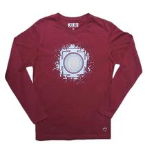 Maroon Shree Yantra Printed Sweatshirt (MJJ 60)