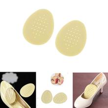 2 Pair Soft Latex Anti-Slip Half Insoles Shoe Pads Massage Breathable Foot-Pad