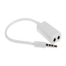 3.5mm Audio Jack Stereo Headphone Splitter Cable Adapter for iPhone iPad iPod