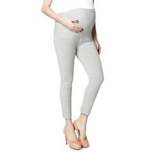 Nine Maternity Ankle Length Leggings In Grey-(LGSES15-5094)