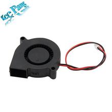 5pcs 5015 Cooling Turbo Fan 12V Brushless Parts 2Pin For Extrusion