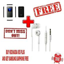 Kechaoda K55 Plus WITH COMPATIBLE SAMSUNG EARPHONE FREE Dual SIM Credit card Size Mobile Phone