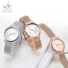 SHENGKE SK las mujeres reloj superior de la marca de lujo de