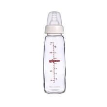 Pigeon Flexible Peristaltic Nipple Nursing Bottle Glass (M)-240ML