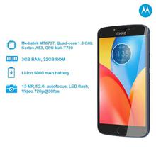 Motorola Moto E4 Plus Smart Mobile Phone [3GB RAM, 32GB ROM - Oxford Blue]