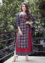 Double Layer Blue Kurti