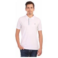 White Polo T-Shirt For Men - TMF1100