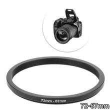 72mm-67mm Anodized Aluminium Lens Filter Step Down Ring Adapter