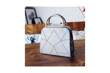 Geometric Design PU Leather Cross Body Bag For Women (41001404)