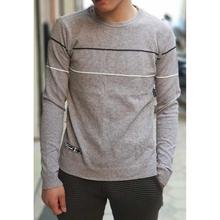 Lining Stripe Woolen Sweater For Men