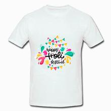 Holi T-shirt For Unisex- Happy Holi Festival Print