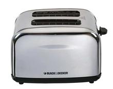 Black and Decker ET222 1050W 2 Slice Toaster- Steel