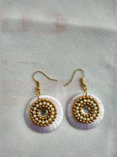 Handmade Embroidery thread Earrings for Women