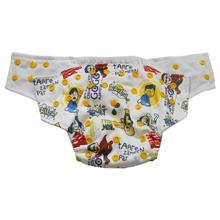 SuperBottoms White Character Printed Reusable Cover Diaper For Babies