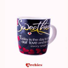 Archies Ceramic Mug 200ml [Celebrate Love - Black & Multiple Print]