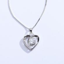 Pendant-Wan Ying Jewelry Heart-Shaped Necklace S925 Sterling