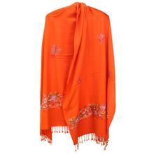 CREATION Viscose Ari Embroidery Bordered Shawl For Women