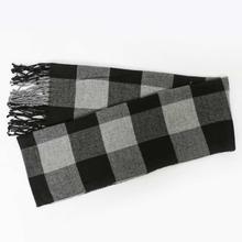 Check Printed Mixed Cotton Scarf For Men