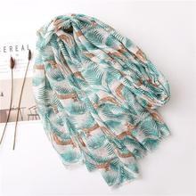 Korean Style Sun Protection Premium Printed Scarves For