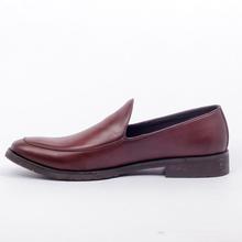 Caliber Shoes Coffee Slip On Formal Shoes For Men ( T 653 C)