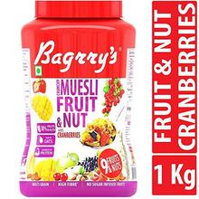 Bagrry's Crunchy Muesli, Fruit and Nut with Cranberries, 1kg