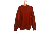 Men Knitted Design Sweater – Red