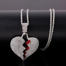 Personalized Fashion Broken Heart Pendant Necklaces Women