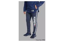 Hifashion-Unisex Fitness Slim Fit Jogger Pants-Blue