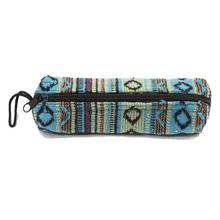 Blue Small Ghari Cotton Pencil Bag