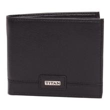 Titan Original Black Men's Wallet bifold with coin pouch (TW147LM1BK)