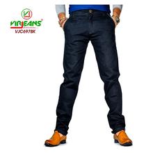 Virjeans Stretchable Oversize Cotton Chinos Pant for Men (VJC 697) Black