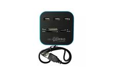 All In One Combo Card Reader & 3 Port USB 2.0 Hub