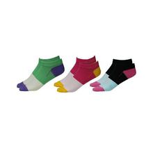 Happy Feet Pack of 6 Pairs of 100% cotton Printed Ankle Socks for Ladies (2012)