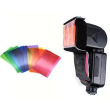 Universal Flash Gels Lighting Filter Combination Kits for Camera Flash light 12 Colors