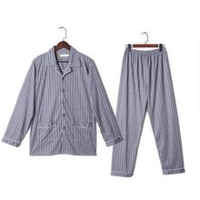 Long-sleeved pajamas _ pajamas spring and autumn men's